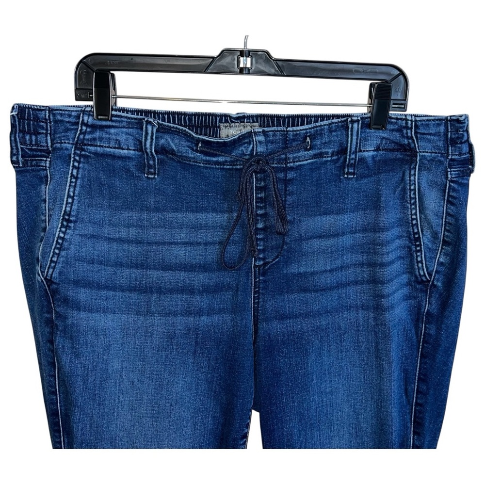 Torrid Jeans Women’s Size 18/20 2X Blue Straight Expandable Waist Drawstring - Picture 2 of 7